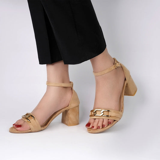 Quetzal  Velvet Skin Elegant Block Heel