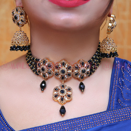 Indian Black Choker necklace